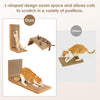 Rascador de Carton para Gatos en Forma de L
