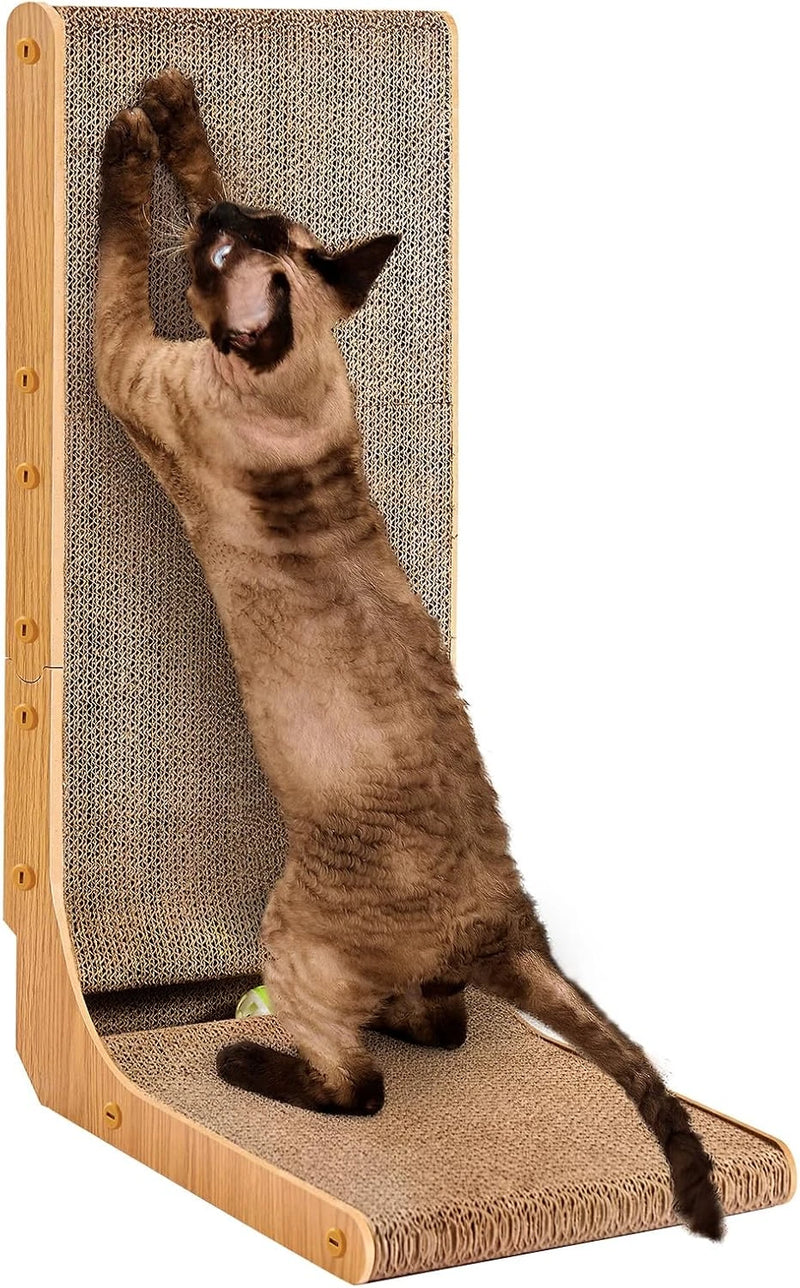 Rascador de Carton para Gatos en Forma de L